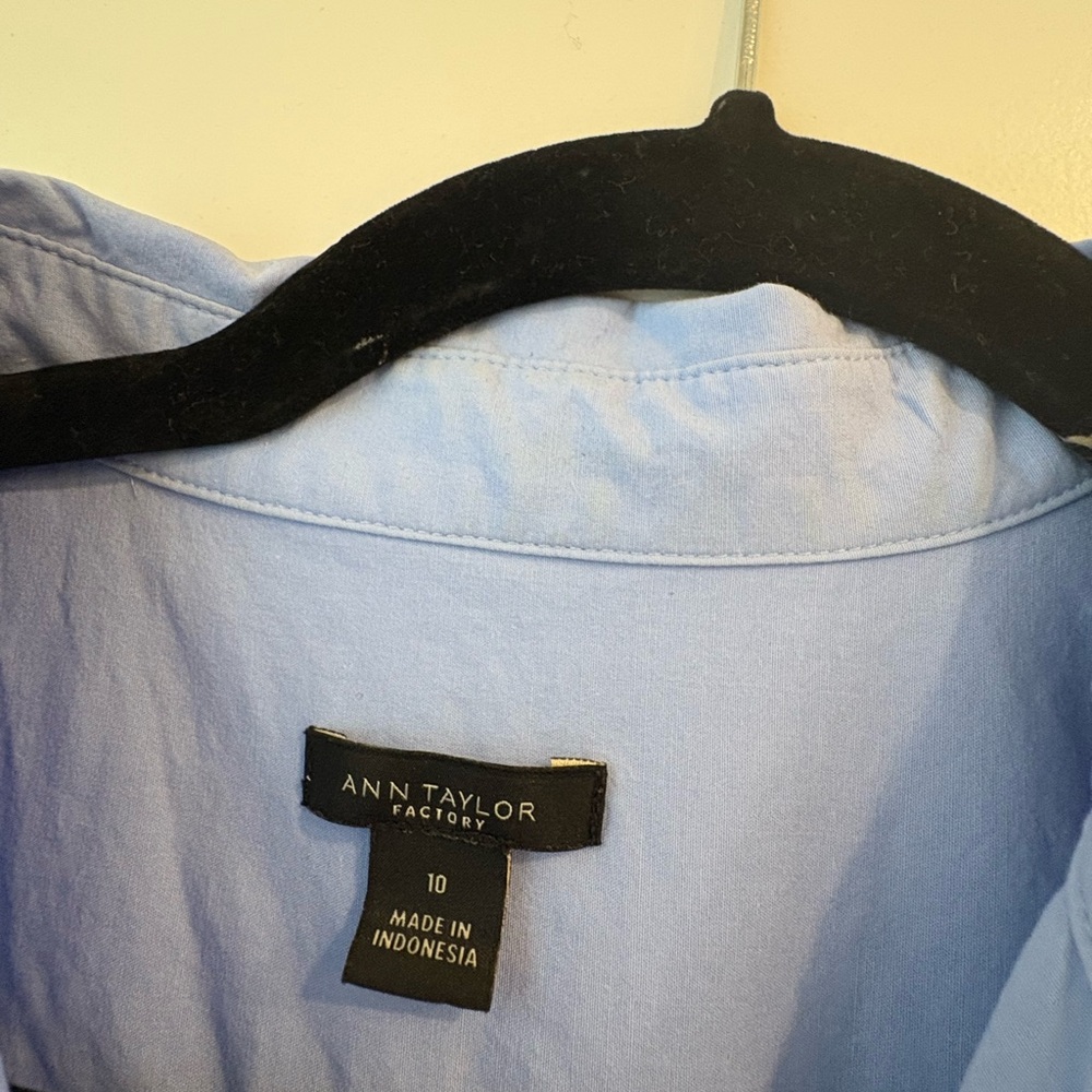 Ann Taylor Blue Midi Dress - Picture 2 of 3